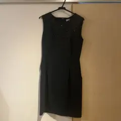 ストロベリーフィールズ ICHIE ノースリーブ ワンピース ビジュー付き