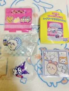 ちいかわ サンリオ レイヤーアクリルスタンド（モモンガ クロミ）