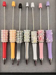 カスタムボールペン 7本セット売り♡ キラキラパール シェル
