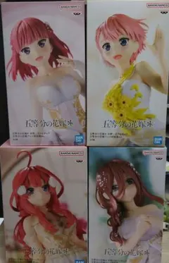 五等分の花嫁 フィギュア 5種セット アニメ原画展ver.