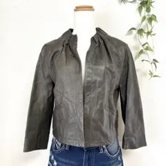 パラスパレス レザー ジャケット0 ライダーズ ノーカラー - メルカリ