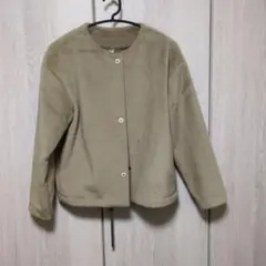 ベージュ ジャケット　毛