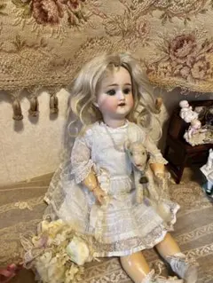 アンティークドイツ シモン＆ハルビックビスクドール 美少女人形