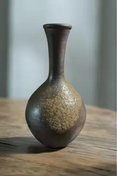 備前焼　一輪挿し　花瓶　花生　天刻印　中古品