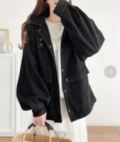 オーバーサイズ デニムジャケット