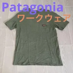 【patagonia】メンズワークポケットTシャツ オリーブグリーン【Sサイズ】