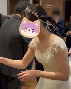 ウェディングヘッドドレス　結婚式　ヘッドパーツ　星