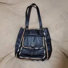 【レア美品】BURBERRY ノバチェック レザートートバッグ