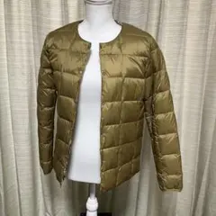 TAION オリーブ色ダウンリバーシブルジャケット