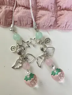 いちごキーホルダー