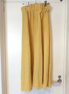 ロングスカート　M イエロー