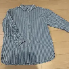 ストライプ長袖シャツ freeサイズ