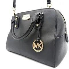 ✨美品✨　マイルコース　ショルダーバッグ　ハンドバック　2way 革　ブラック