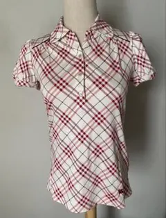 バーバリー　ブルーレーベル　レディース 半袖 チェック柄シャツ M