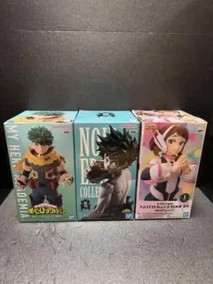 僕のヒーローアカデミアNoir 緑谷出久　お茶子　フィギュア　３体セット