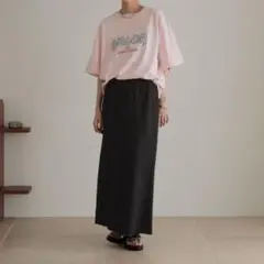 LOWRYS FARM カットリブタイトスカート