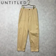 アンタイトル UNTITLED ベイカーパンツ テーパード ベージュのサムネイル