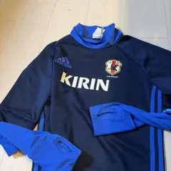 160サイズ　adidas JFA サッカーウェア ネイビー