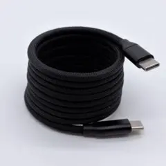 CtoC (Type-C/USB-C) 磁石自動収納マグネット吸着 充電ケーブル