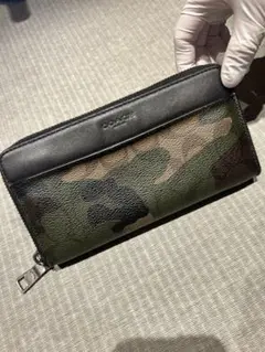 ✨新品未使用✨メンズCOACH 迷彩 長財布 カーキ グリーン 2025年最新】コーチ 迷彩 財布の人気アイテム - メルカリ