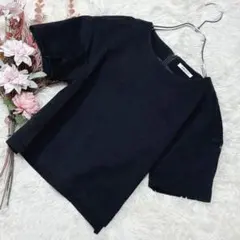 NOLLEY'S ノーリーズ 半袖 カットソー 【36】 ブラック Tシャツ 黒のサムネイル