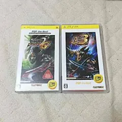 PSP モンスターハンター2G、3rdセット