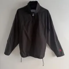 Champion ナイロンジャケット L ブラック　ドローコード付き