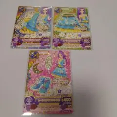 アイカツ　カード　神崎美月　ムーンカクタス　3点　ラブムーンライズ　レア