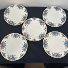Gien ブルー　花柄の陶磁器皿 6枚セット Gien ブルー 花柄の陶磁器皿 6枚セット - メルカリ