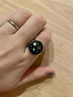 ナバホ　Matthew Jack インレイ　シルバーリング