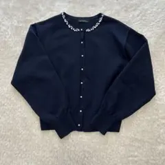【値下げ】ビジュー ニット カーディガン/greenlabelrelaxing