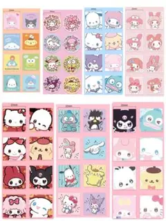 フレークシール１２４枚 サンリオ