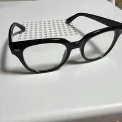 ウェリントン型 メガネ ブラック