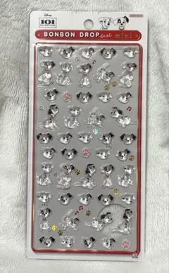 ディズニー　101匹わんちゃん　ボンボンドロップシールミニ