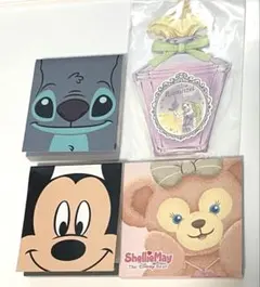 スティッチ・ミッキー・シェリーメイ•ラプンツェルメモ用紙セット