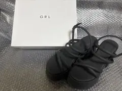 GRL 厚底サンダル ブラック 24.5㎝のサムネイル