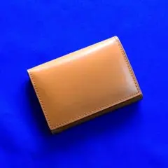 ソメスサドル 名刺入れ ディアマン 限定品 コードバン 革 ブルー