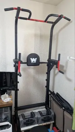 BAR WING チンニングバー ぶら下がり健康器 懸垂マシン 赤のサムネイル