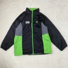 LOTTO ロット キッズ ウインドブレーカー 160 黒 グリーン スポーツ