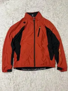 DESCENTE ジャケット フリース 赤