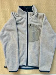 mont-bell クリマプラス100 ジャケット　120サイズ　グレー