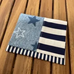 4048【2点100円、3点200円引き】リボン柄移動ポケット