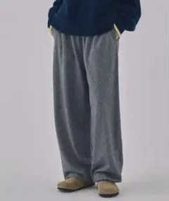 【Umblend】水玉模様 ドロスト スウェットパンツ