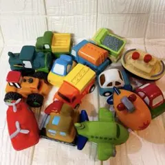 ソフビ　乗り物　いろいろ　14種　まとめて