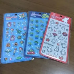 正規品✨ディズニーぷくぷくシール　トイ・ストーリー&ベイマックス3枚セット