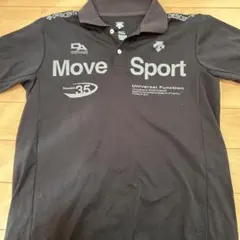 DESCENTE Move Sport ポロシャツ ブラック Oサイズ