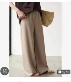 FRAMeWORK コットンサテンサルエルパンツ ベージュ 38 FRAMeWORK コットンサテンサルエルパンツ ベージュ 38 - メルカリ
