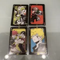 ヒロアカ展 箔押しトランプ 爆豪勝己 4点セット