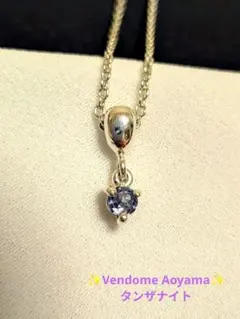 ヴァンドーム 青山 タンザナイト SILVER925ネックレス
