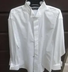 結婚式 新郎新婦の父モーニング用 スタンドカラーシャツ